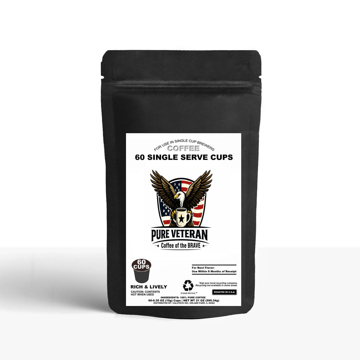 60 Pack Single Serve Coffee Capsules