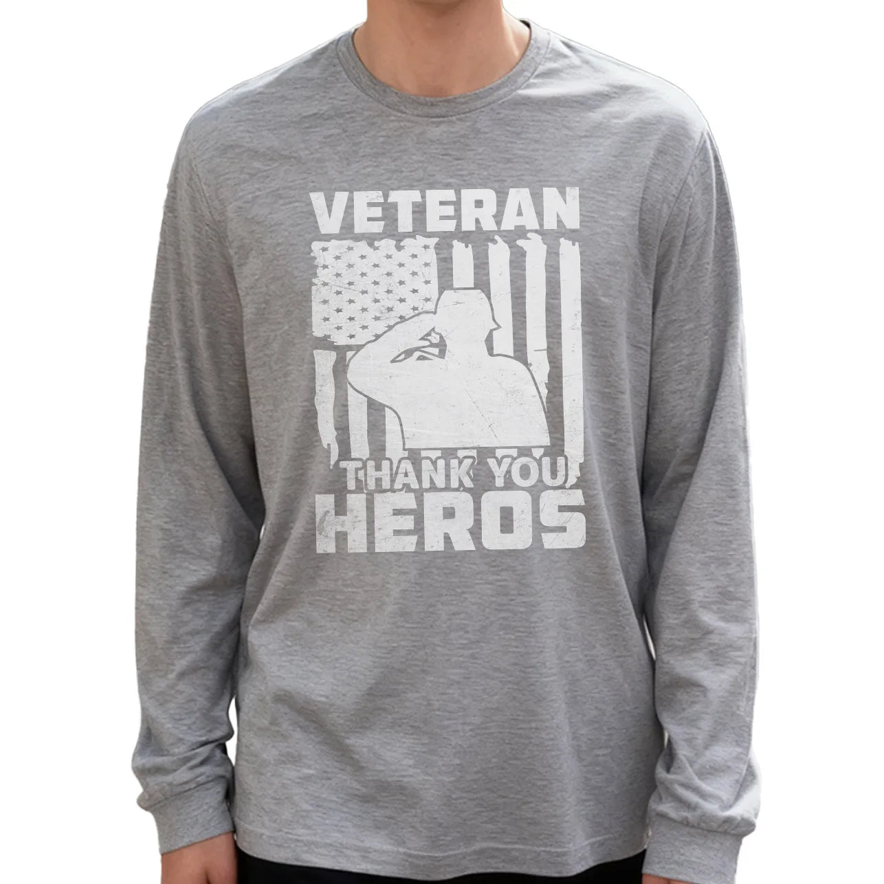 Veteran Thank You Hero Long Sleeve