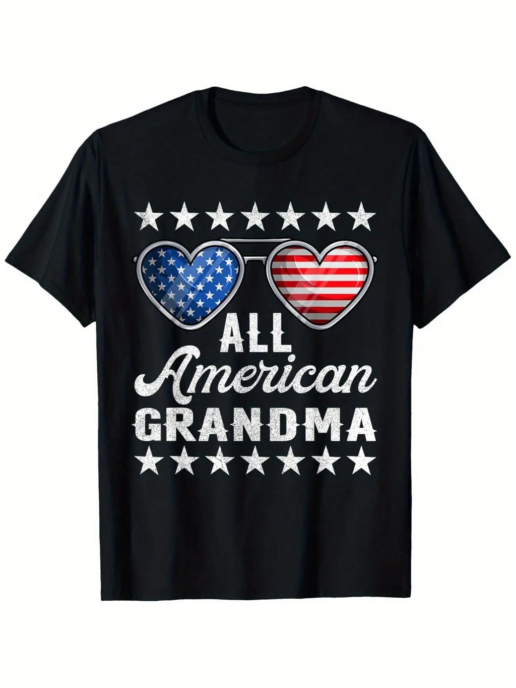 Grandma USA Flag Patriotic Tee