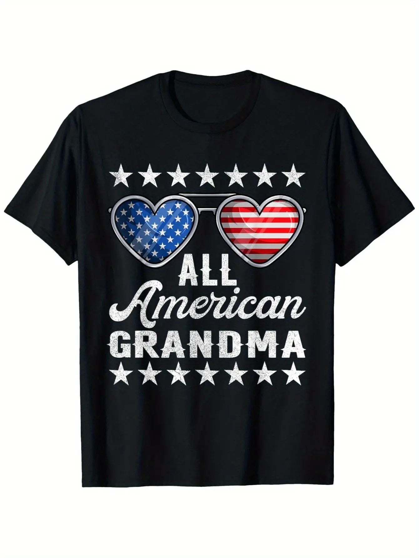 Grandma USA Flag Patriotic Tee