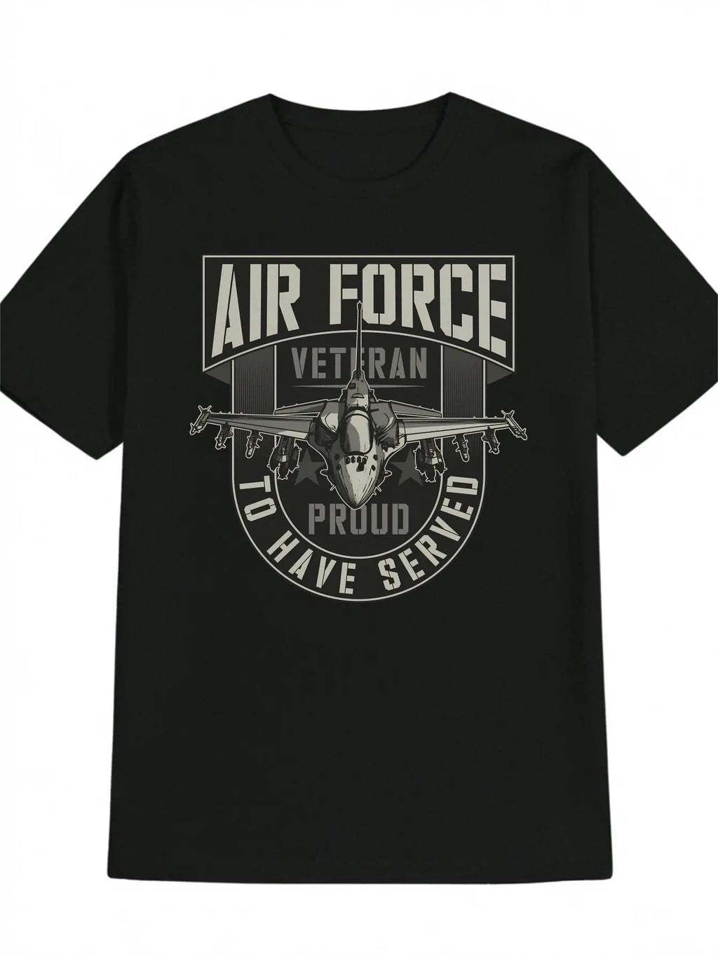 Air Force Veteran Graphic Tee (Black)