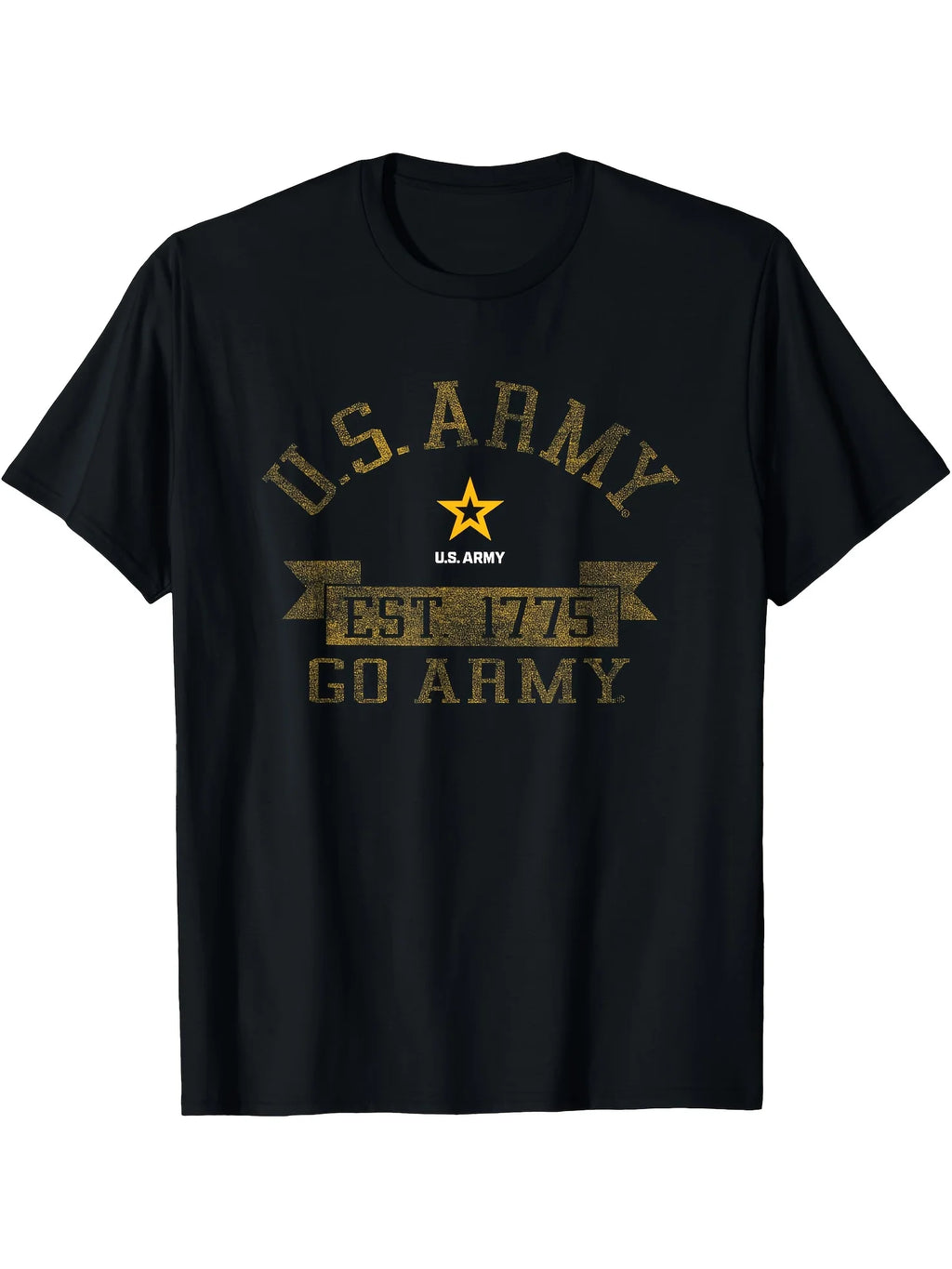 US Army Est. 1775 Gold Tee