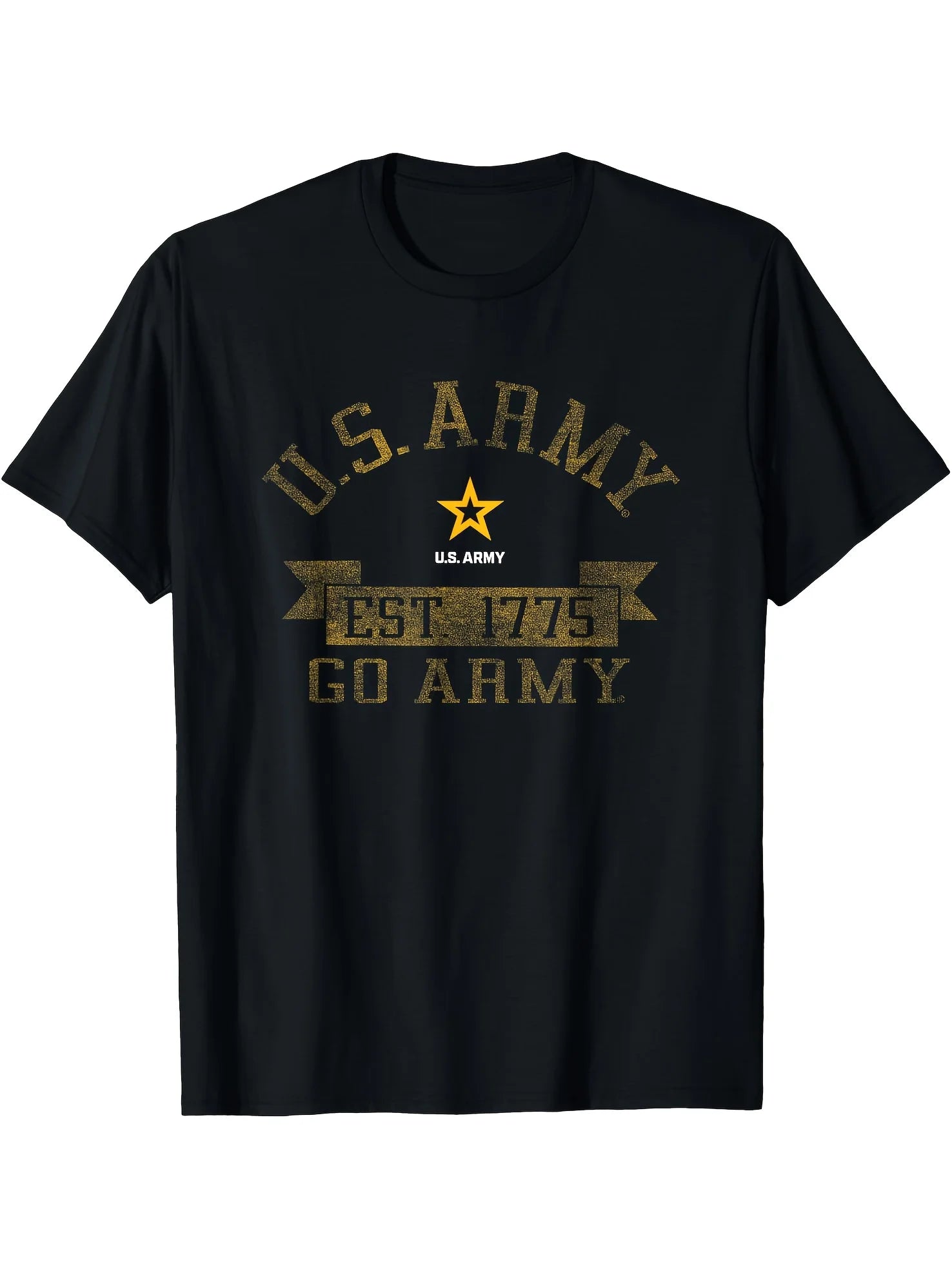 US Army Est. 1775 Gold Tee