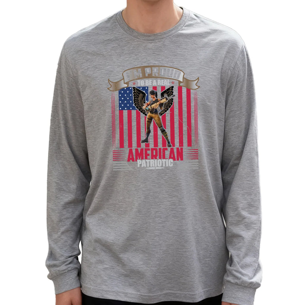 Proud American Veteran Long Sleeve