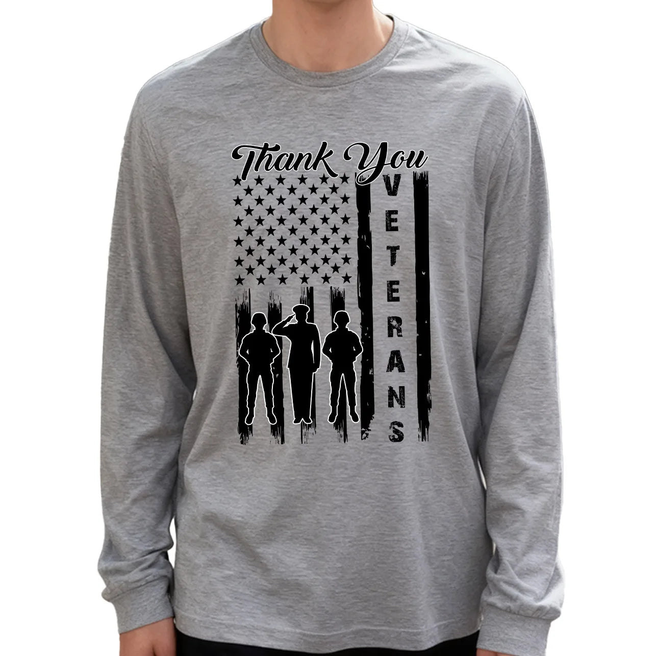 Thank You Veterans Long Sleeve