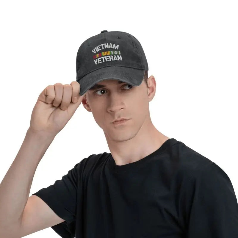 Vietnam Veteran Service Ribbon Cap