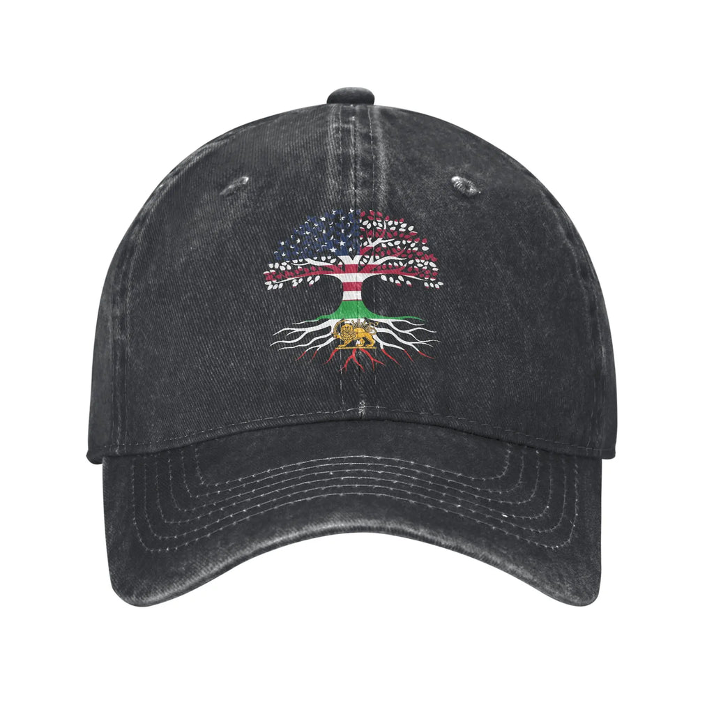 Persian Roots USA Flag Cap
