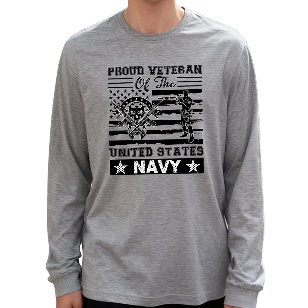 Proud U.S. Navy Veteran Long Sleeve