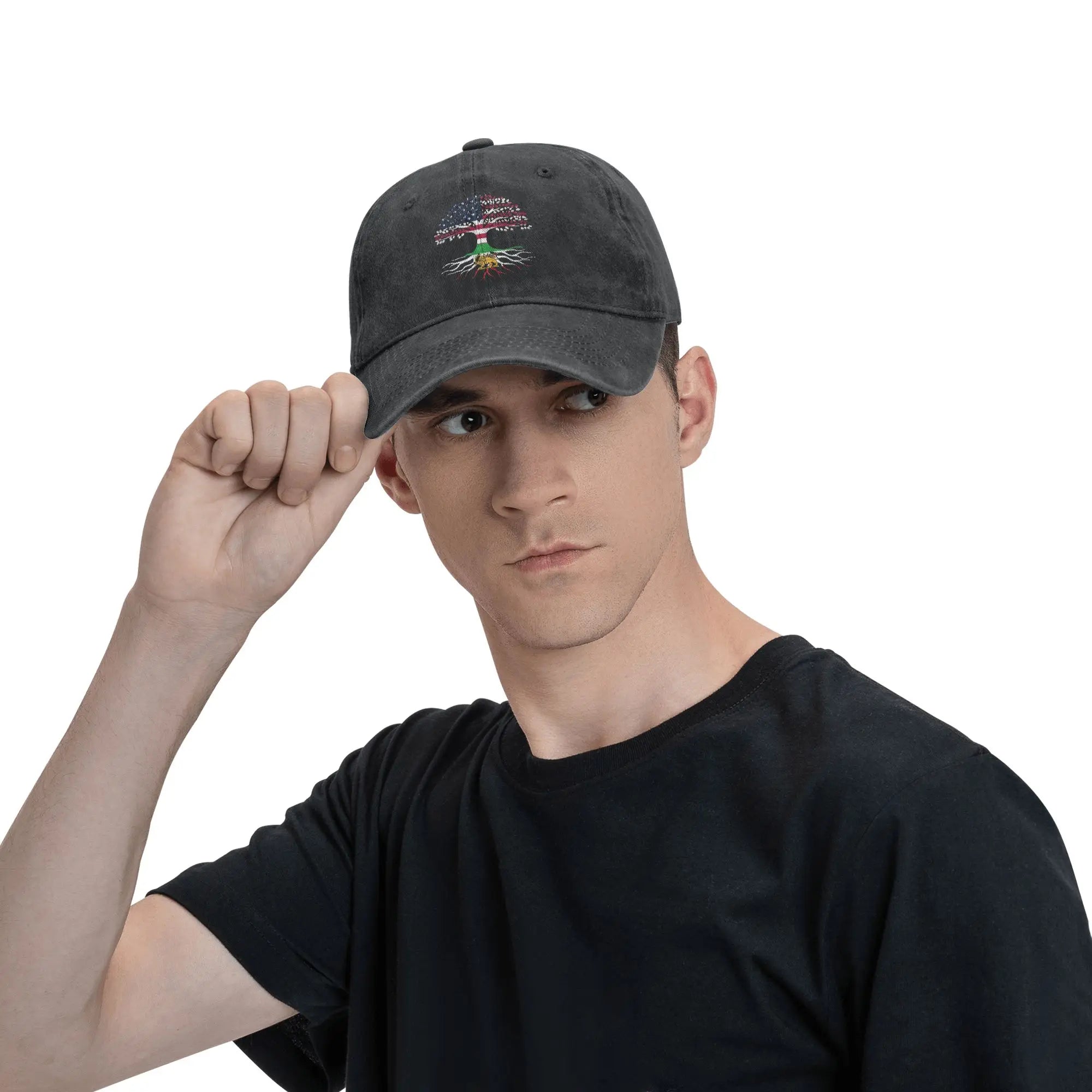 Persian Roots USA Flag Cap