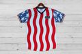 USA Flag Jersey - Stars and Stripes Athletic Shirt
